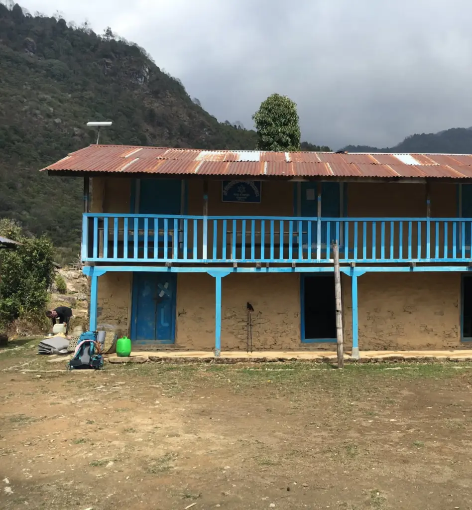 Construction de l'école de Jangden - actions humanitaires au Népal